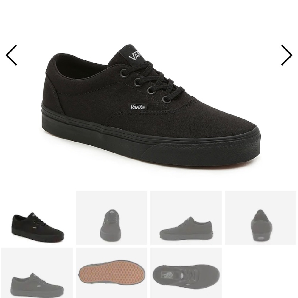 Black Vans LIKE NEW